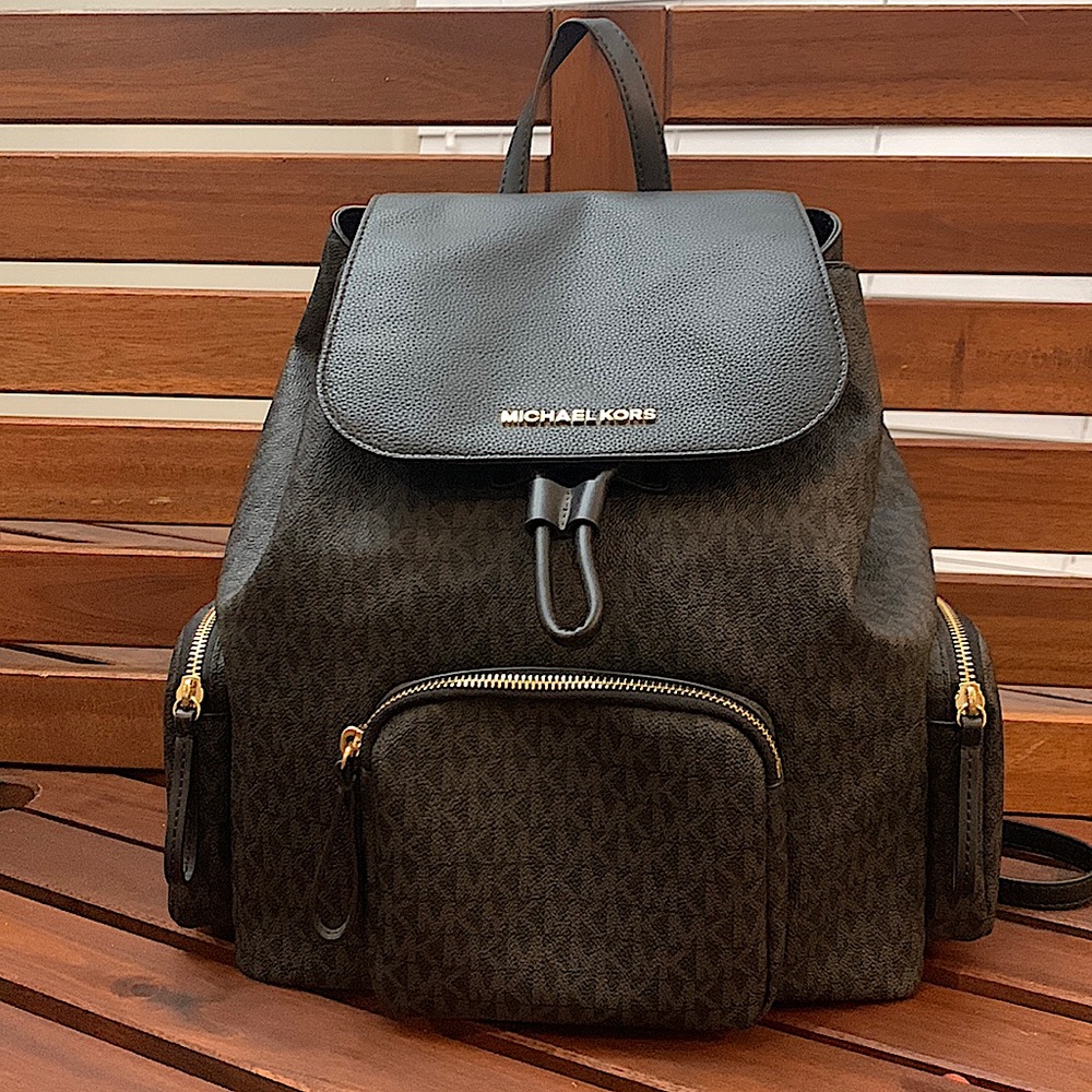 Michael Kors Abbey Large Logo Backpack